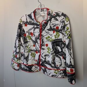 Joseph Ribkoff Multicolor Graphic Blazer